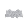 Merry Christmas Letterpress + Foil Plate