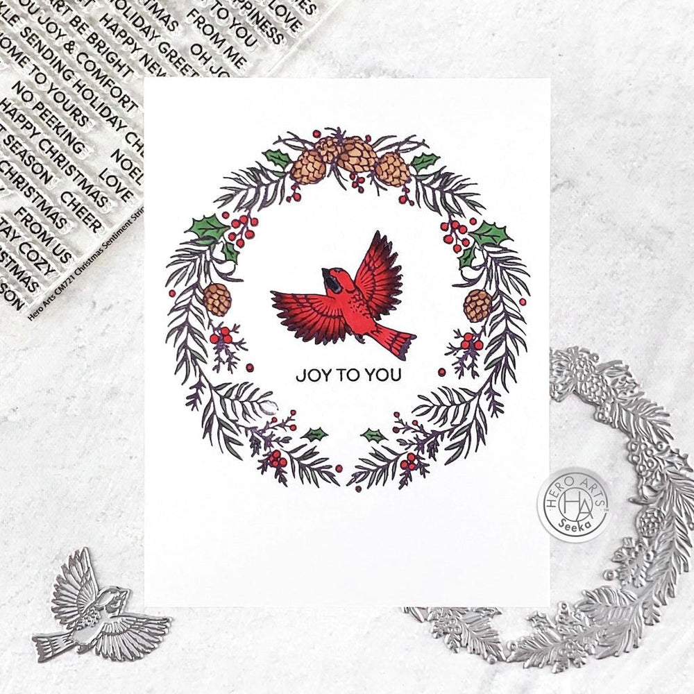 Wreath & Finch Letterpress + Foil Plate