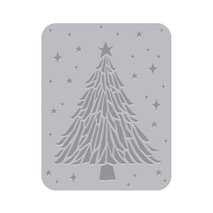 Sparkling Tree Letterpress + Foil Plate Plate