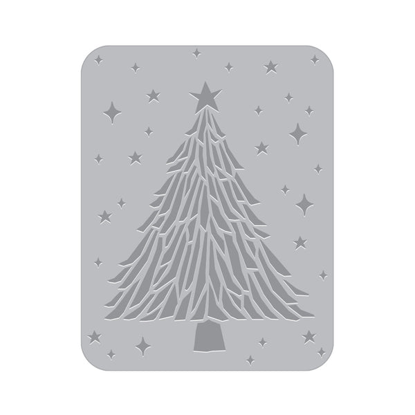 Sparkling Tree Letterpress + Foil Plate Plate