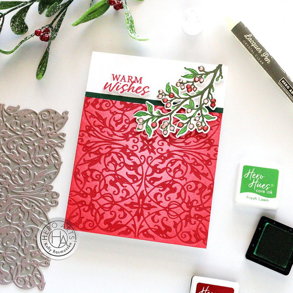 Lacy Filigree Letterpress + Foil Plate