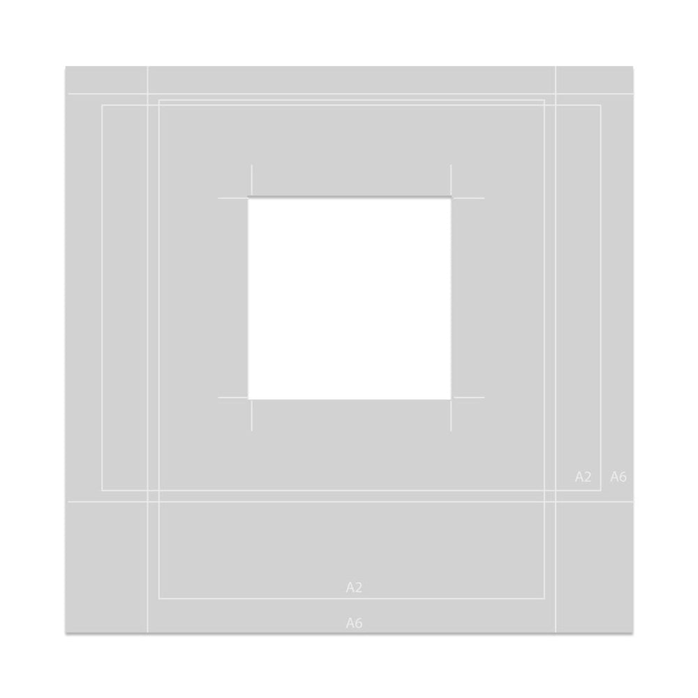 Alignment Tool A2 & A6 Stencil