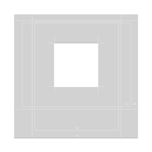 Alignment Tool A2 & A6 Stencil