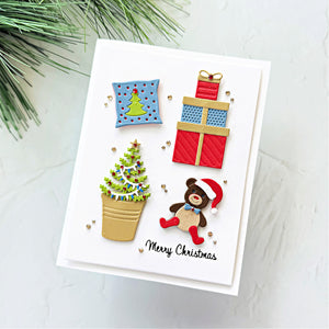 Christmas Rocking Chair Etched Dies by Annie Williams