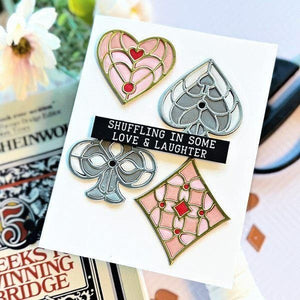 Kaleidoscope Noble Suits Etched Dies by Jaycee Gaspar