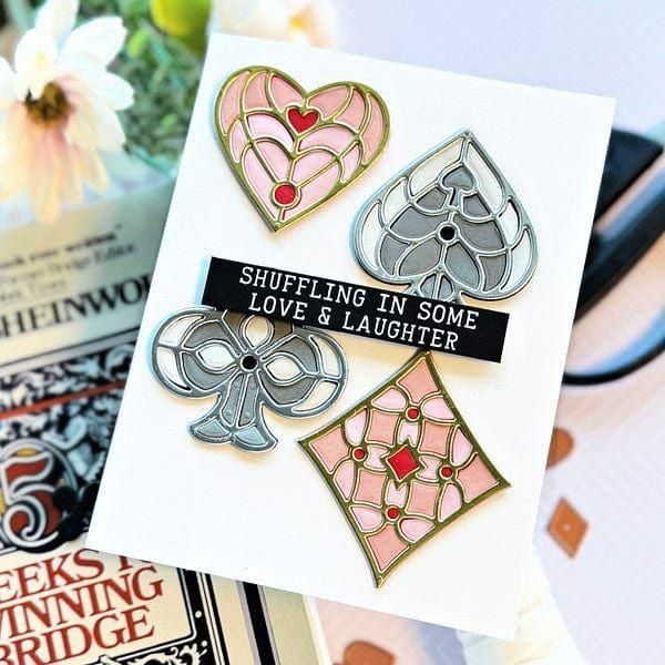 Kaleidoscope Noble Suits Etched Dies by Jaycee Gaspar