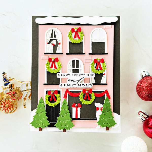 City Holiday Etched Dies by Yana Smakula