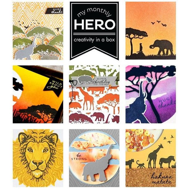 AF401 Ombré Serengeti Sunset - Hero Arts