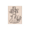 Mermaid Woodblock Stamp
