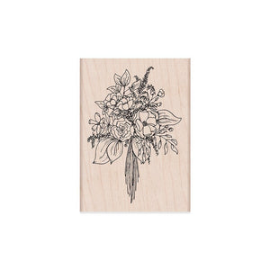 Bouquet Woodblock Stamp