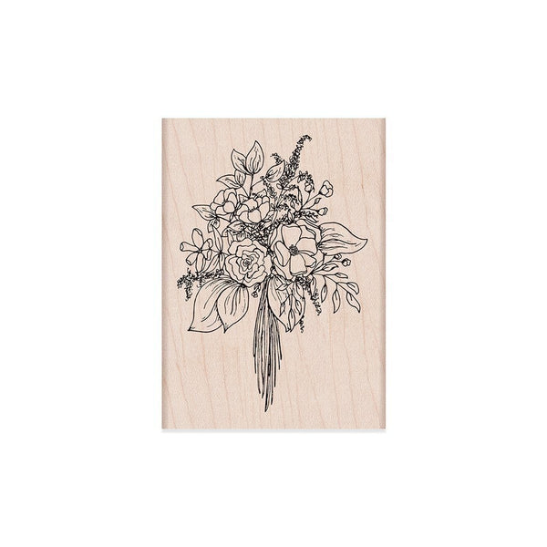 Bouquet Woodblock Stamp