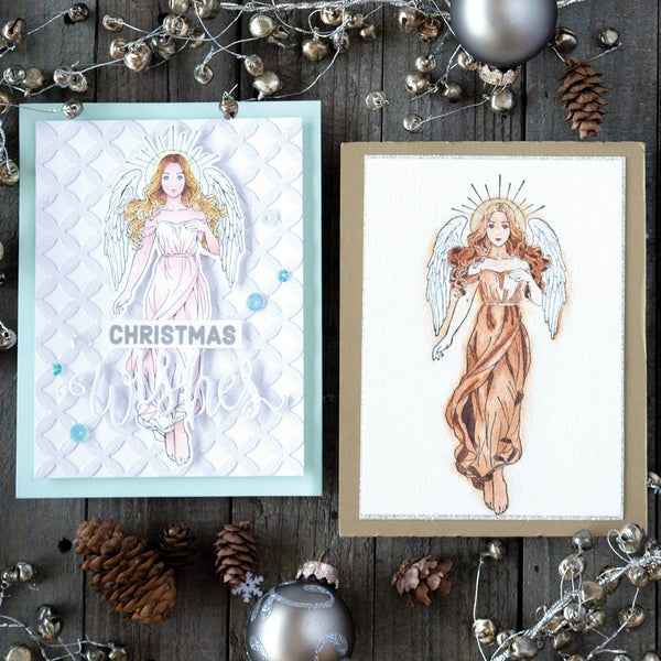Heavenly Angel Woodblock Stamp