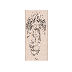 Heavenly Angel Woodblock Stamp