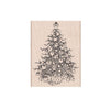 From the Vault Christmas Tree Woodblock Stamp