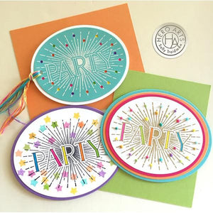 Party Woodblock Stamp