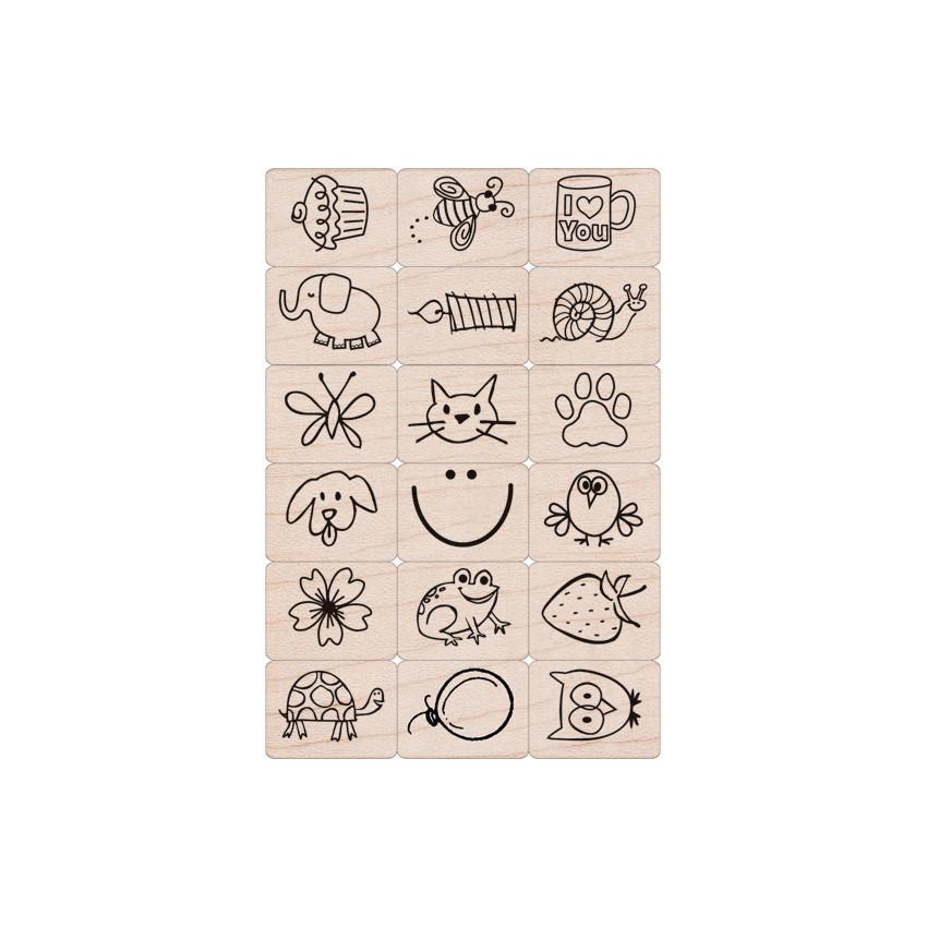 Fun Stuff Woodblock Ink 'n' Stamp
