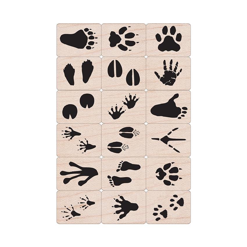 Animal Prints Woodblock Ink 'n' Stamp