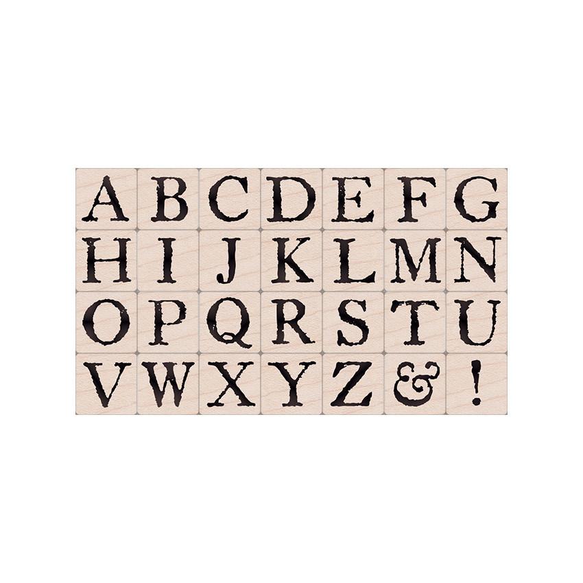 Legacy Letters Woodblock Stamp