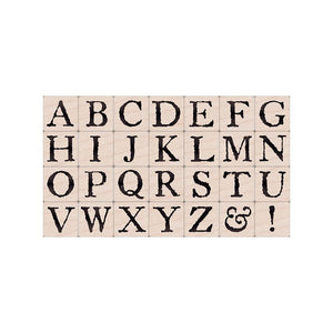 Legacy Letters Woodblock Stamp