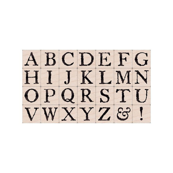 Legacy Letters Woodblock Stamp