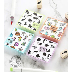 Happy Animals Woodblock Ink 'n' Stamp
