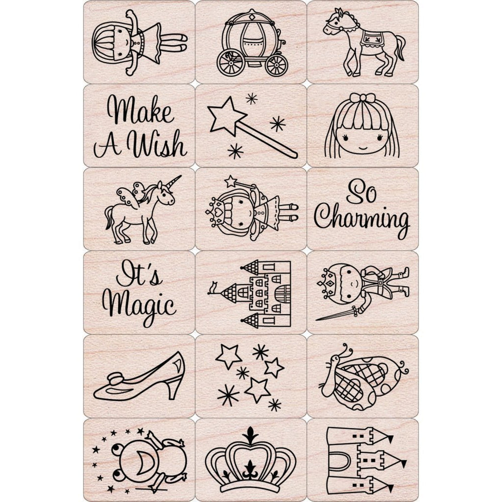 Fairy Princess Woodblock Ink 'n' Stamp