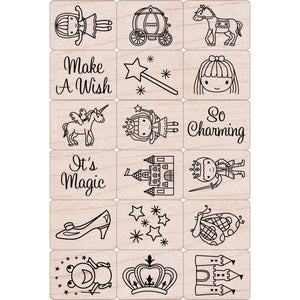 Fairy Princess Woodblock Ink 'n' Stamp