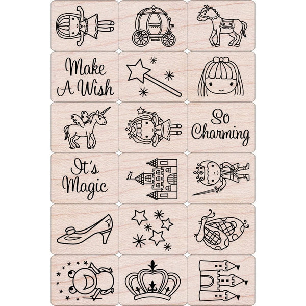 Fairy Princess Woodblock Ink 'n' Stamp