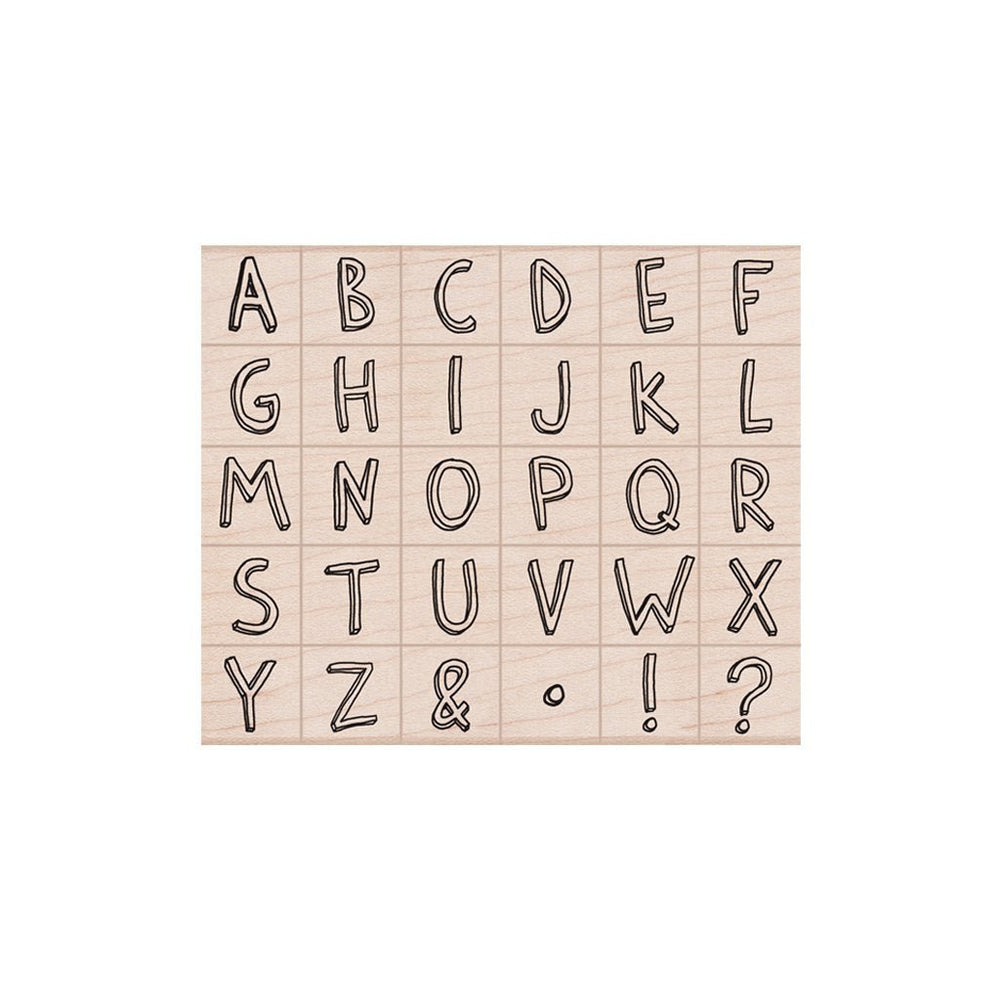 Informal Letters Woodblock Stamp