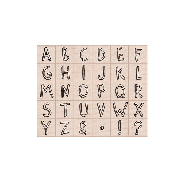 Informal Letters Woodblock Stamp