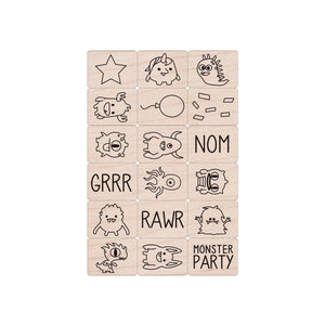 Monster Woodblock Ink 'n' Stamp