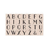 Golden Age Large Letters Woodblock Stamp