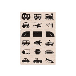 Toy Vehicles Ink 'n' Stamp