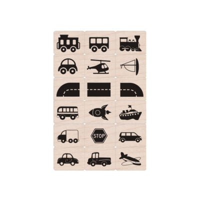 Toy Vehicles Ink 'n' Stamp