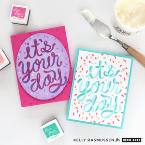 It's Your Day Confetti Layering Stencils of the Month - March 2025