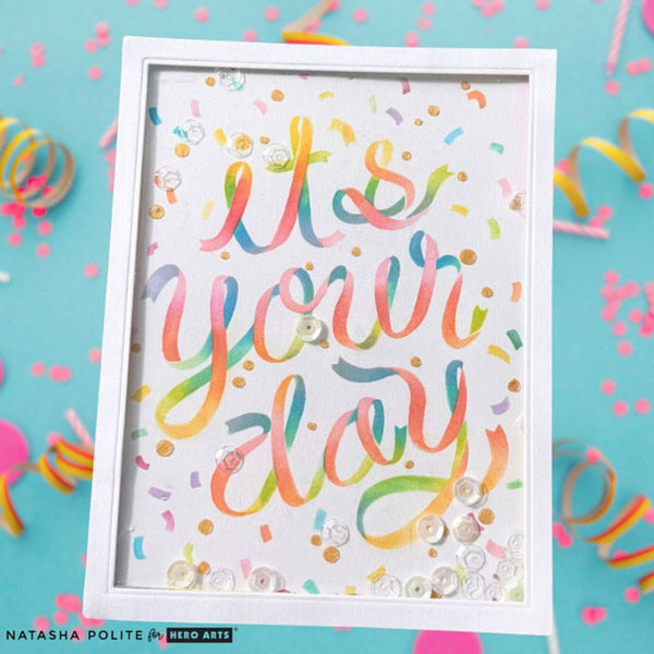 It's Your Day Confetti Layering Stencils of the Month - March 2025
