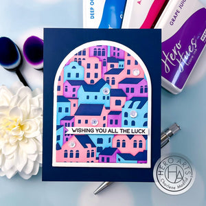 Stacked Houses Layering Stencils of the Month - June 2024