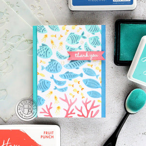 School of Fish Layering Stencils of the Month - July 2024