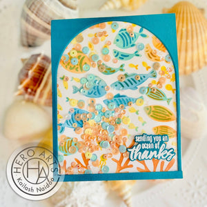 School of Fish Layering Stencils of the Month - July 2024