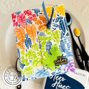 Tropical Leaves Layering Stencils of the Month - August 2024