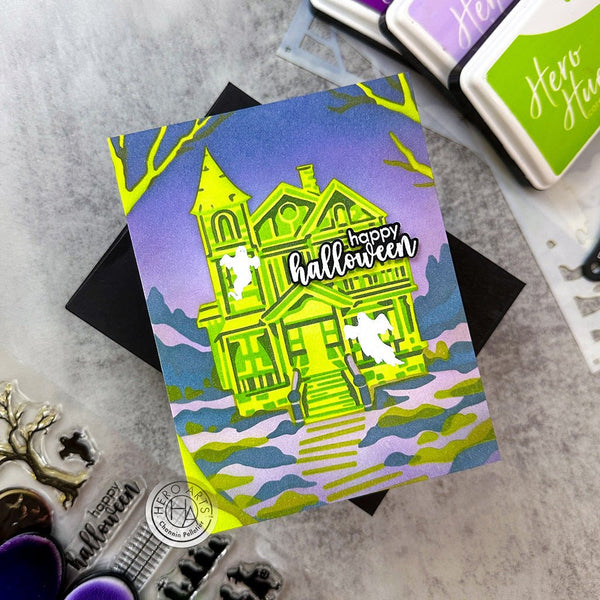 Haunted House Layering Stencils of the Month - September 2024
