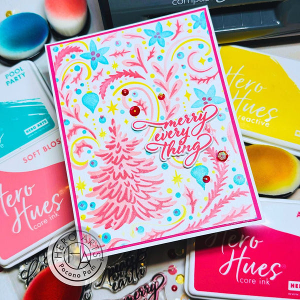 Christmas Tree Layering Stencils of the Month - October  2024
