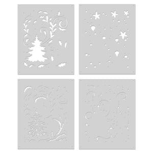 Christmas Tree Layering Stencils of the Month - October  2024