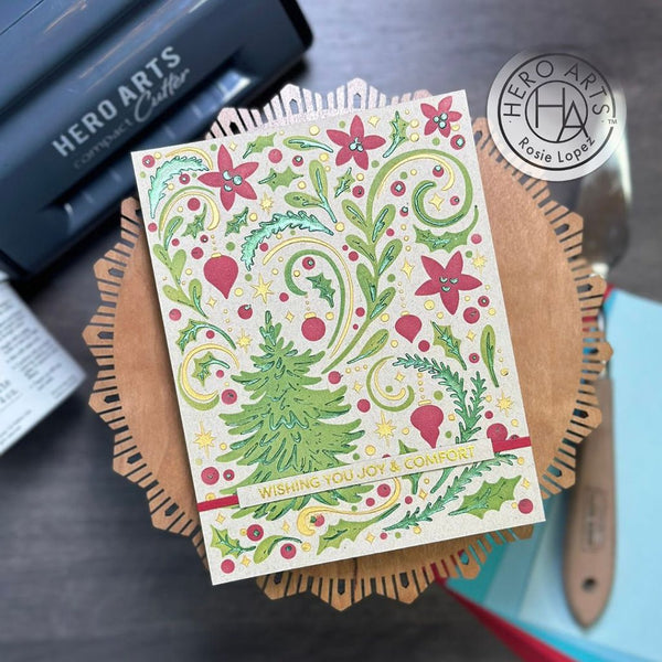 Christmas Tree Layering Stencils of the Month - October  2024