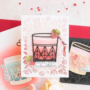 Love on the Rocks Etched Dies