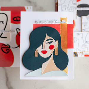 All My Senses Sentiments Press + Foil Plate & Die Set by Jaycee Gaspar