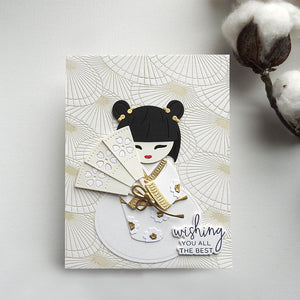 Fan & Bow Etched Dies by Alex Syberia Designs