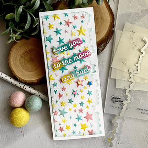 Starry Night 3D Emboss & Cut Folder by Simon Hurley