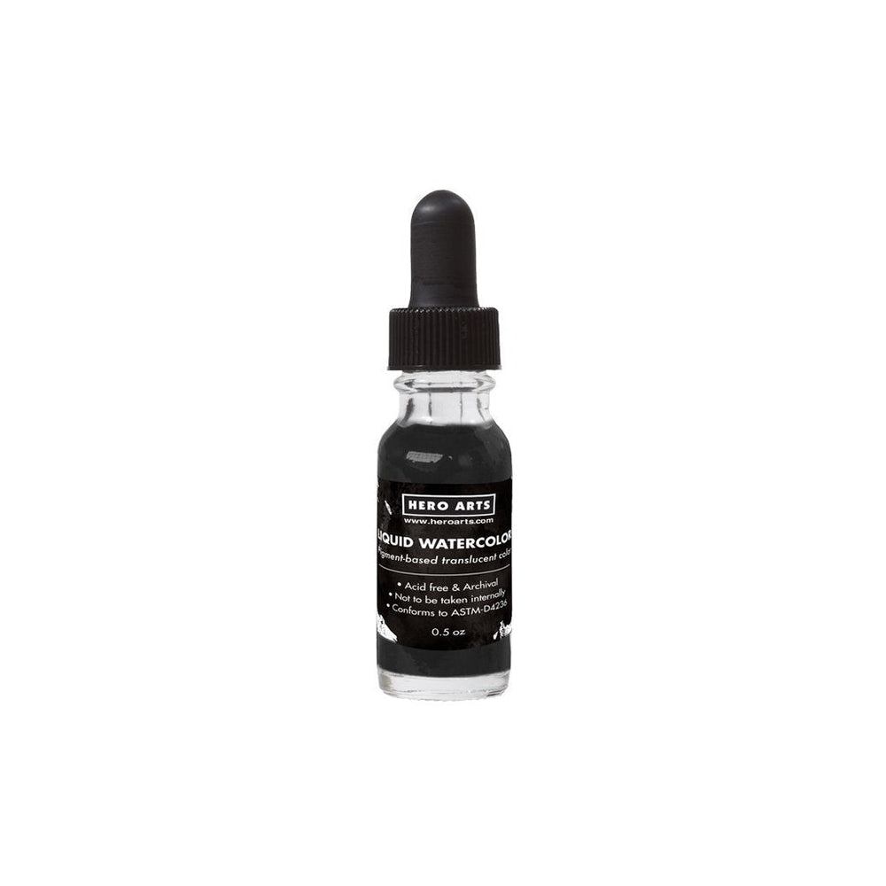 Liquid Watercolor Black