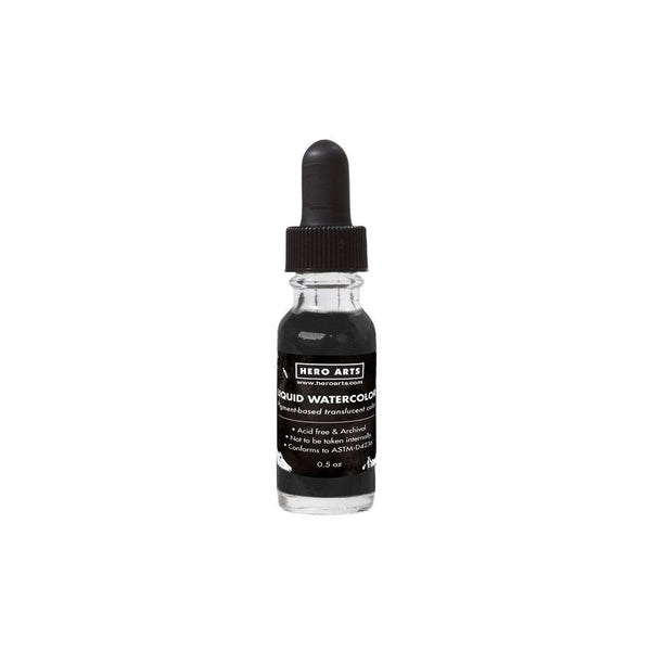Liquid Watercolor Black